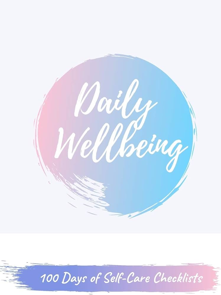 Notebook with daily habit checklist